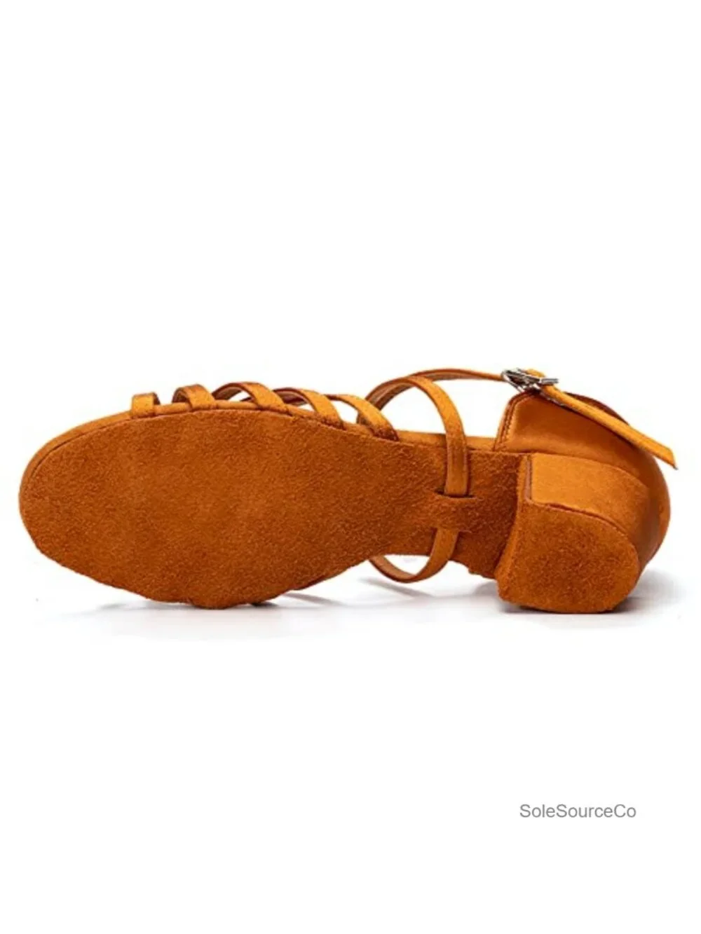 Girls Satin Latin Dance Shoes Suede Sole Ballroom Tango Salsa Practice